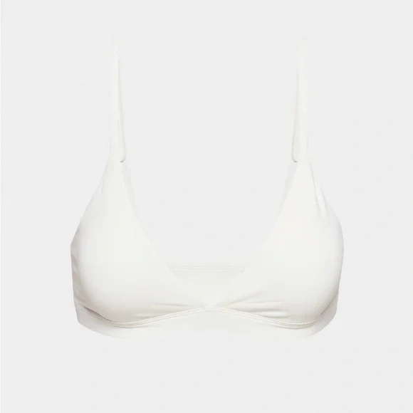 Aritzia Original Contour Triangle Bralette – White – NWT - Picture 1 of 5